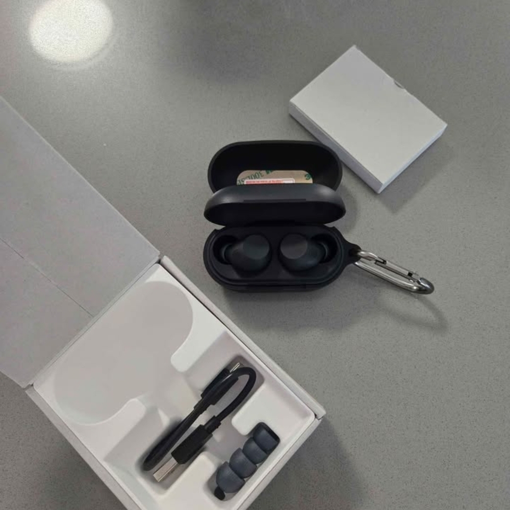 Sony Black Wireless Earbuds with Charging Case